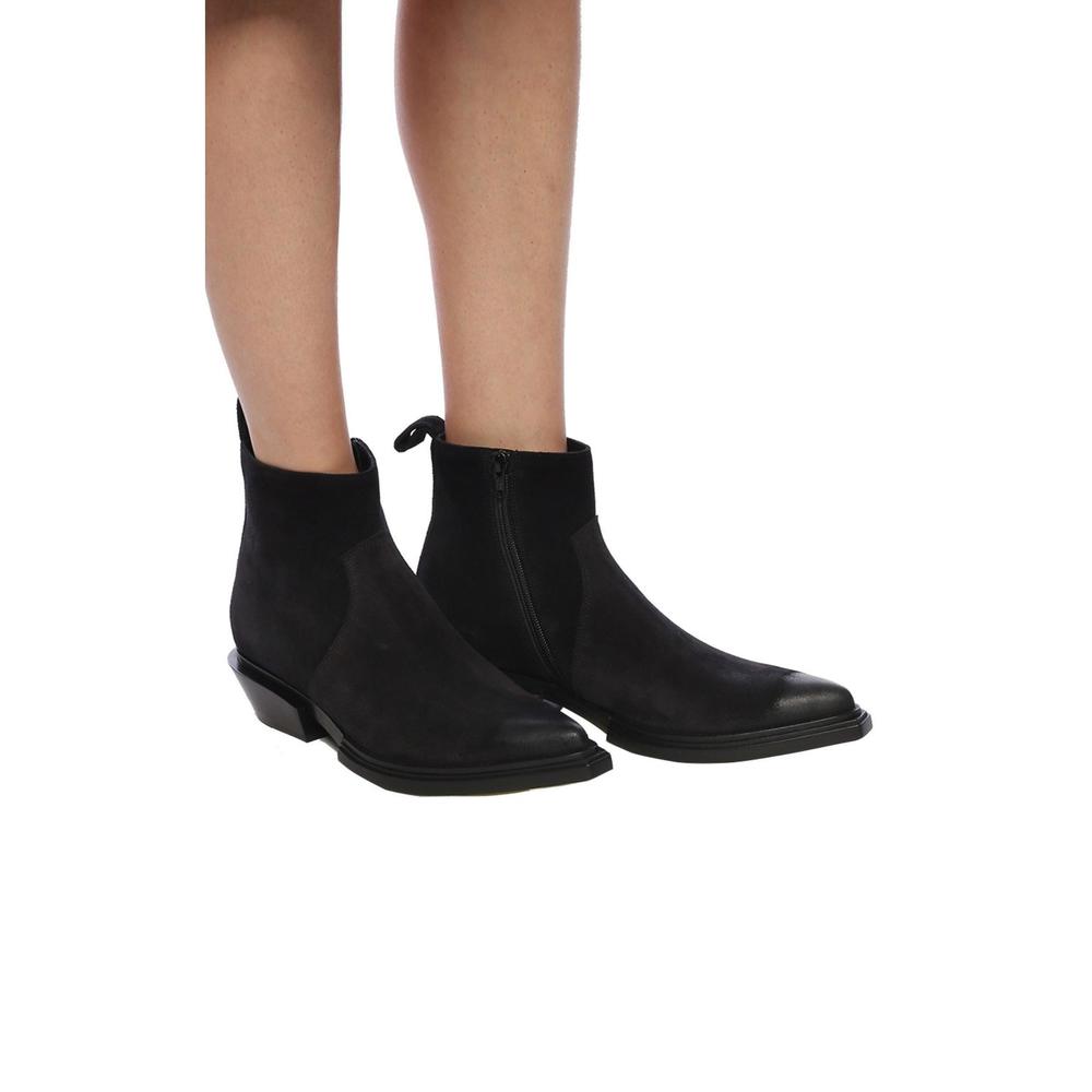 Balenciaga - Black Suede Ankle Boots - IT 39.5 - Picture 6 of 6